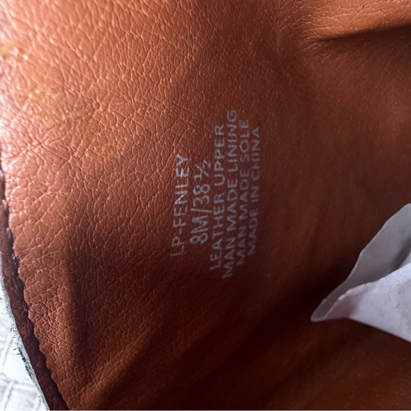 Lucky Brand Fenley Bootie Black Suede Cutout Ankle Heel 8M - Picture 6 of 9